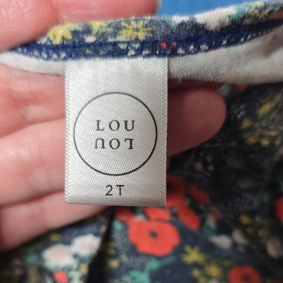 Lou Lou & Company Top & Bottom Set Floral 2t - Picture 2 of 6